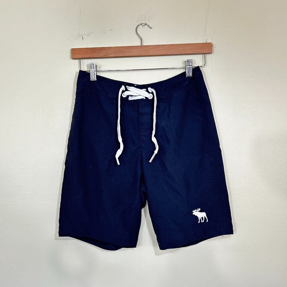 Abercrombie & Fitch - SwimShorts/trunks - Xtra small - Navy blue , white